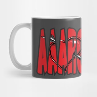 Aaargh Heart Arrow Wand Heart Birthday Gift 2 Mug